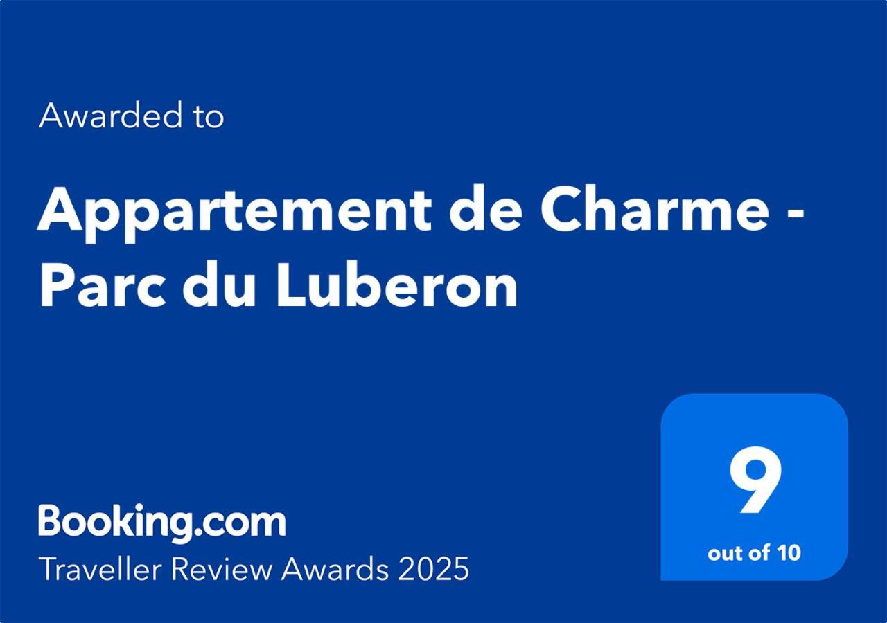 Appartement De Charme - Parc Du Luberon Cadenet Εξωτερικό φωτογραφία